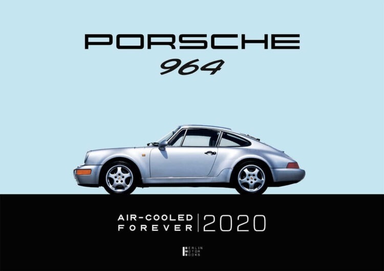 Frontpage of the Porsche 964 calendar by Berlin Motor Books