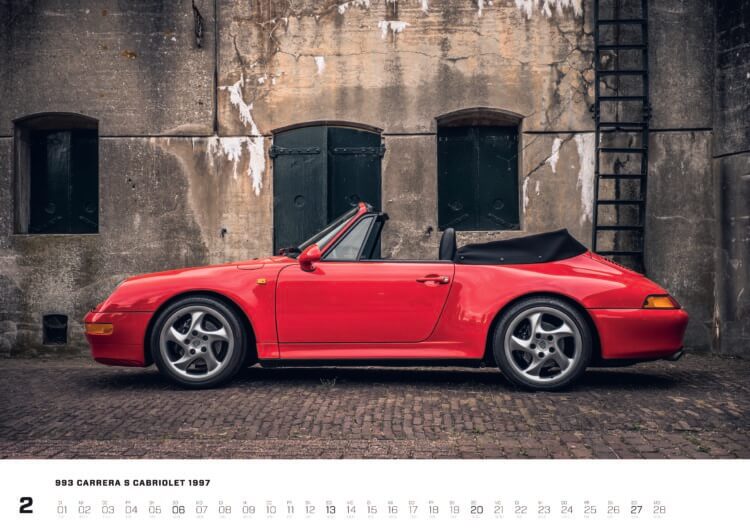 Porsche Kalender 2022: Porsche 993 Kalender „Air-Cooled Forever 2022“
