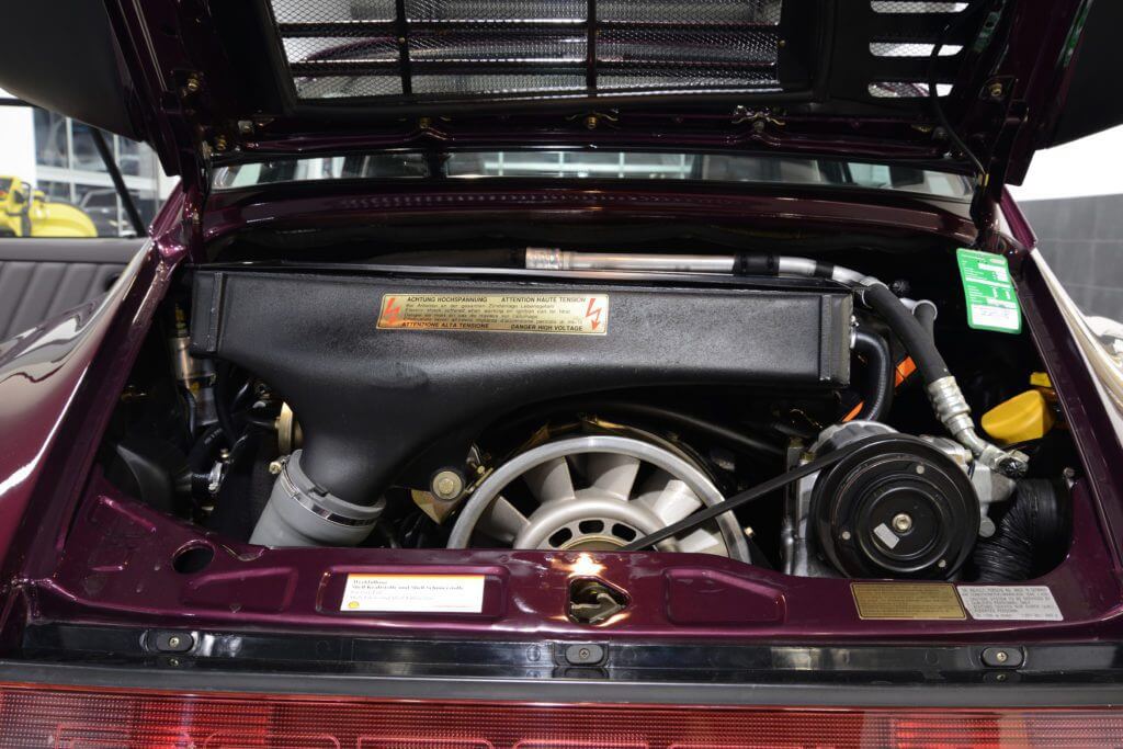 Motor des Porsche 911 Turbo 964