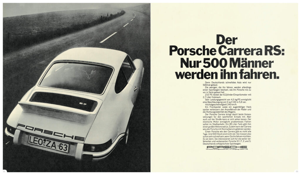 Porsche Carrera RS 50 YEARS 1972-2022