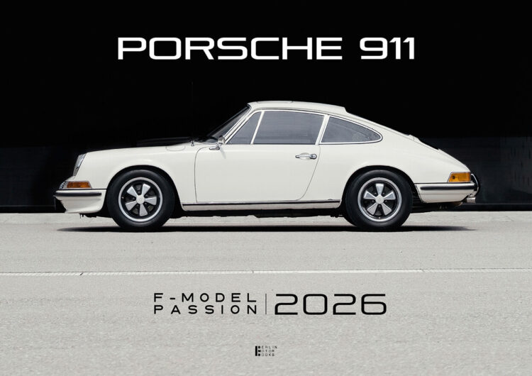 Porsche Kalender 2026: 911 F-Model „Passion 2026“